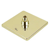 FOSSA 8'' Rain Shower Head Taps Square High Pressure Wall Arm DIY Gold Fossa Home